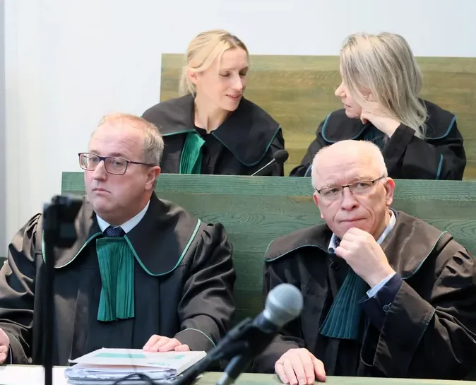 Adwokat Anita Trojanowska-Suchecka w trakcie rozprawy sądowej w sprawie zabójstwa gen. Marka Papały